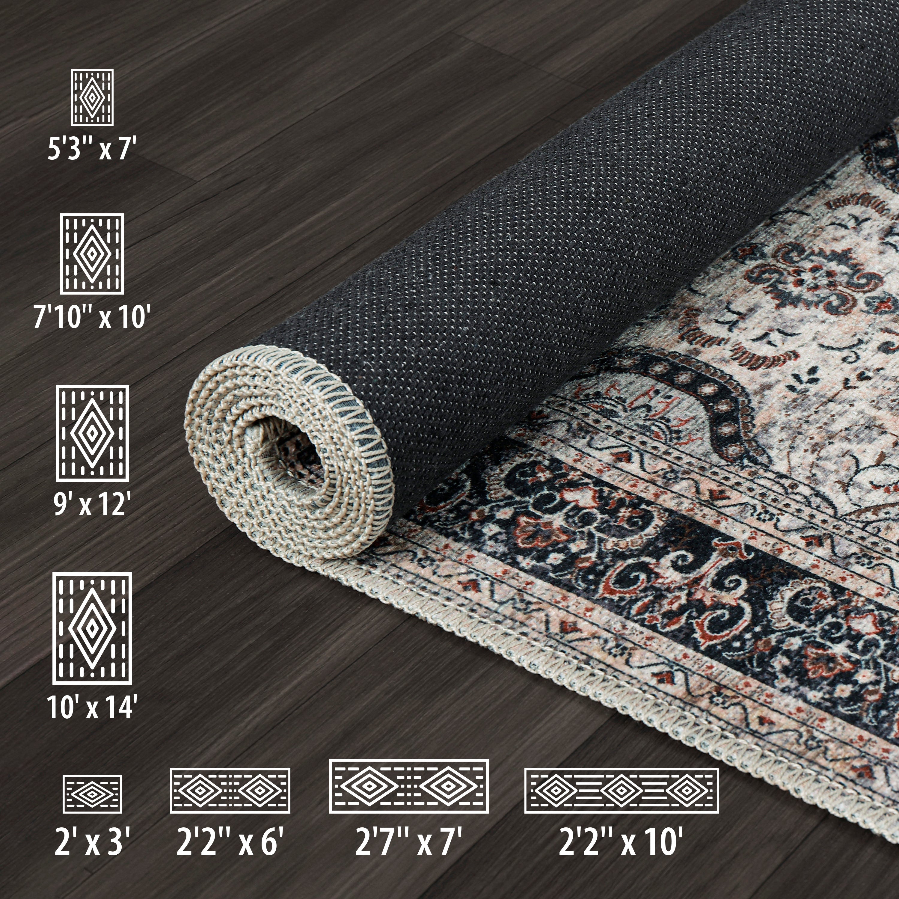 Distressed Area Rugs Olive