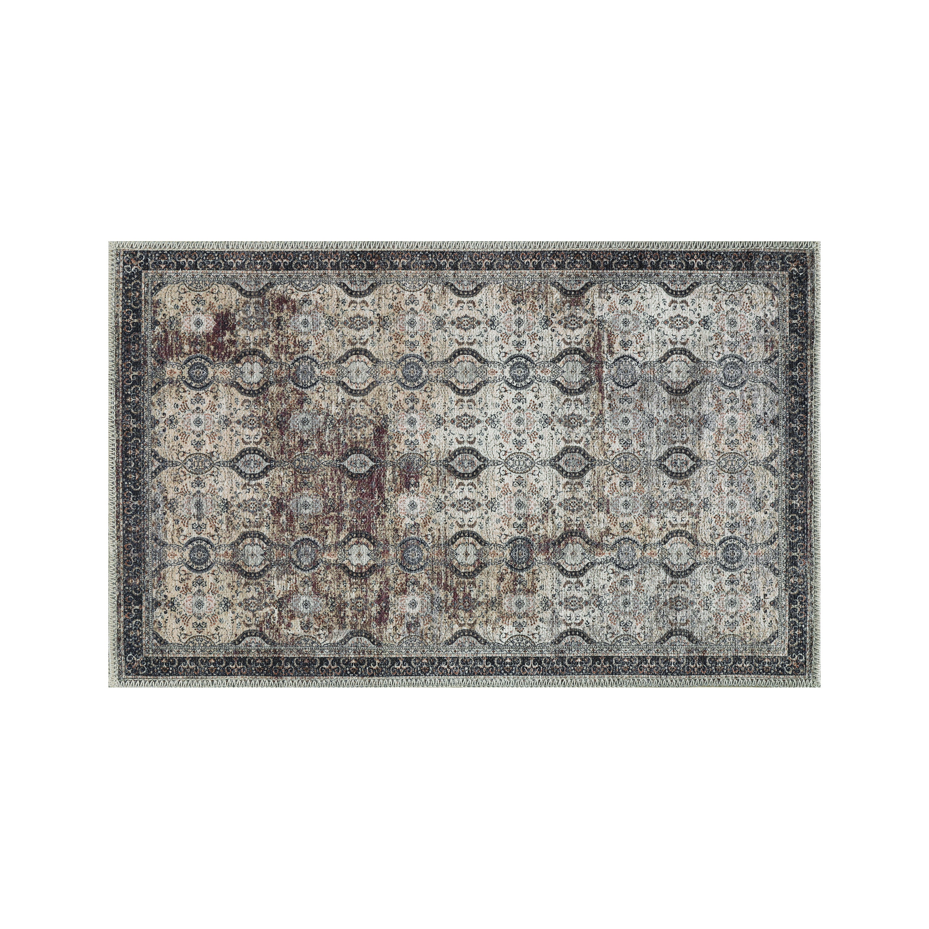 Distressed Area Rugs Olive