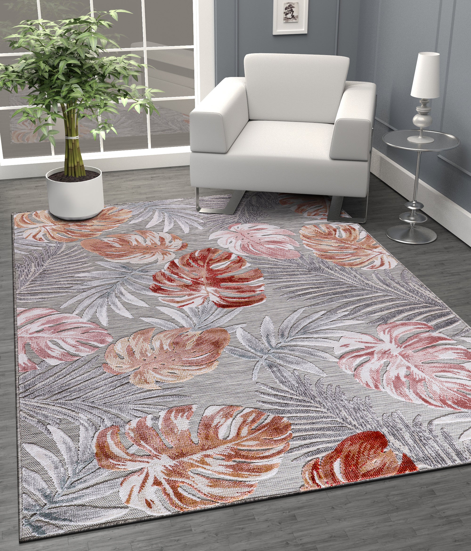 Leaf Outdoor Rug Multi