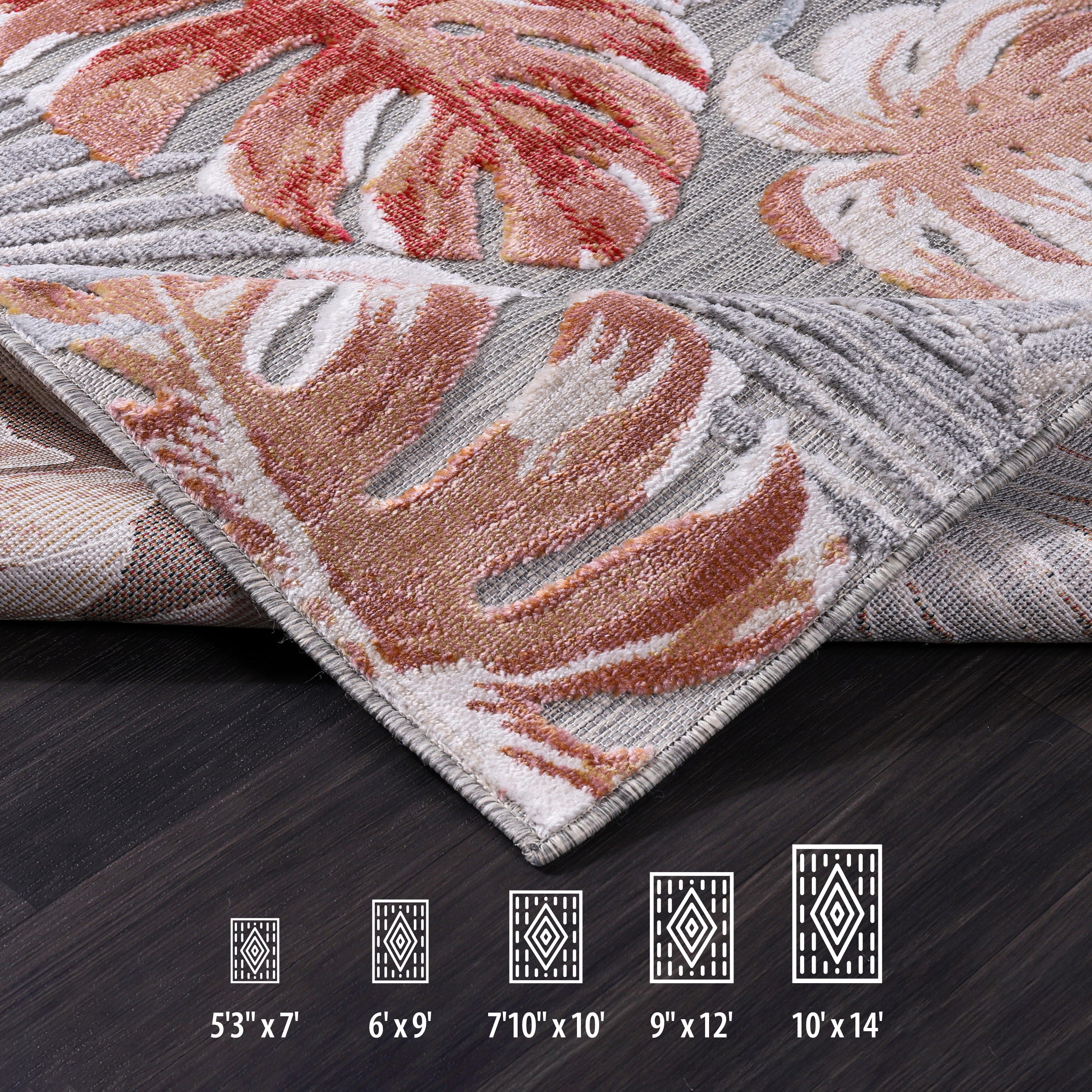 Leaf Outdoor Rug Multi