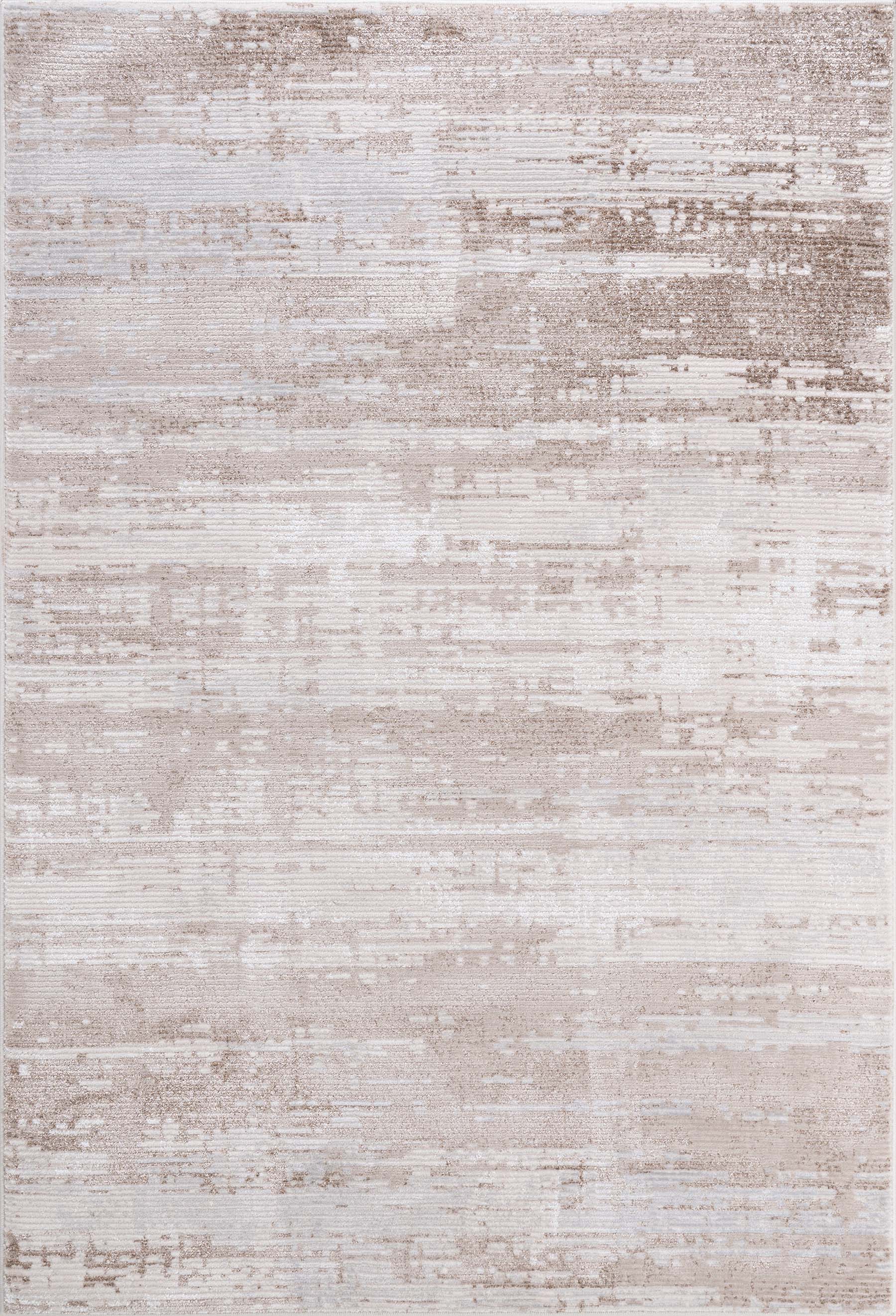 Modern Abstract Area Rug PAS2 - Beige / White