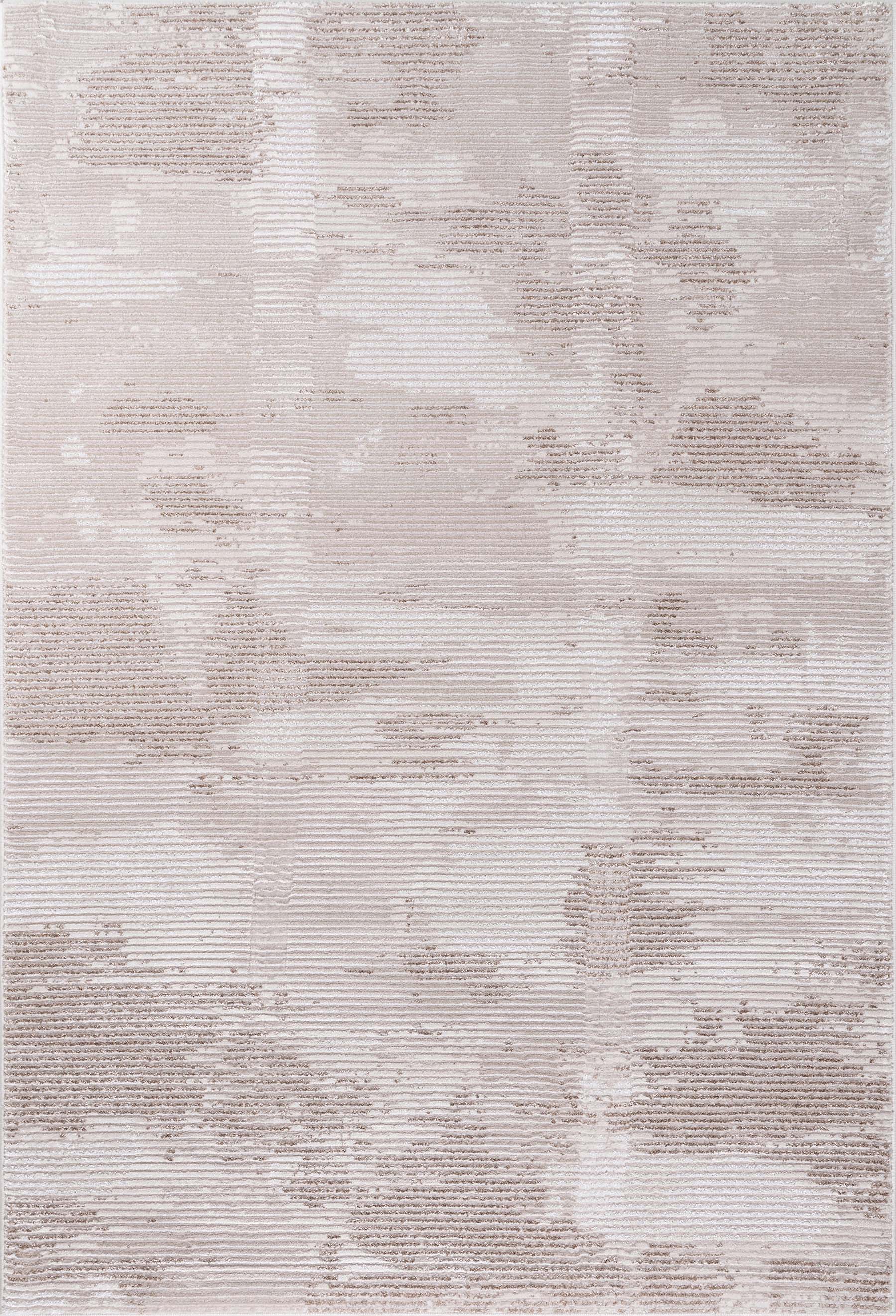 Modern Abstract Area Rug PAS4 - Beige / White