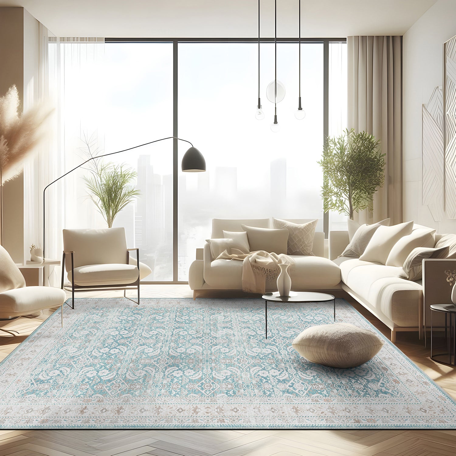 Persian Indoor Rug 4010-Teal