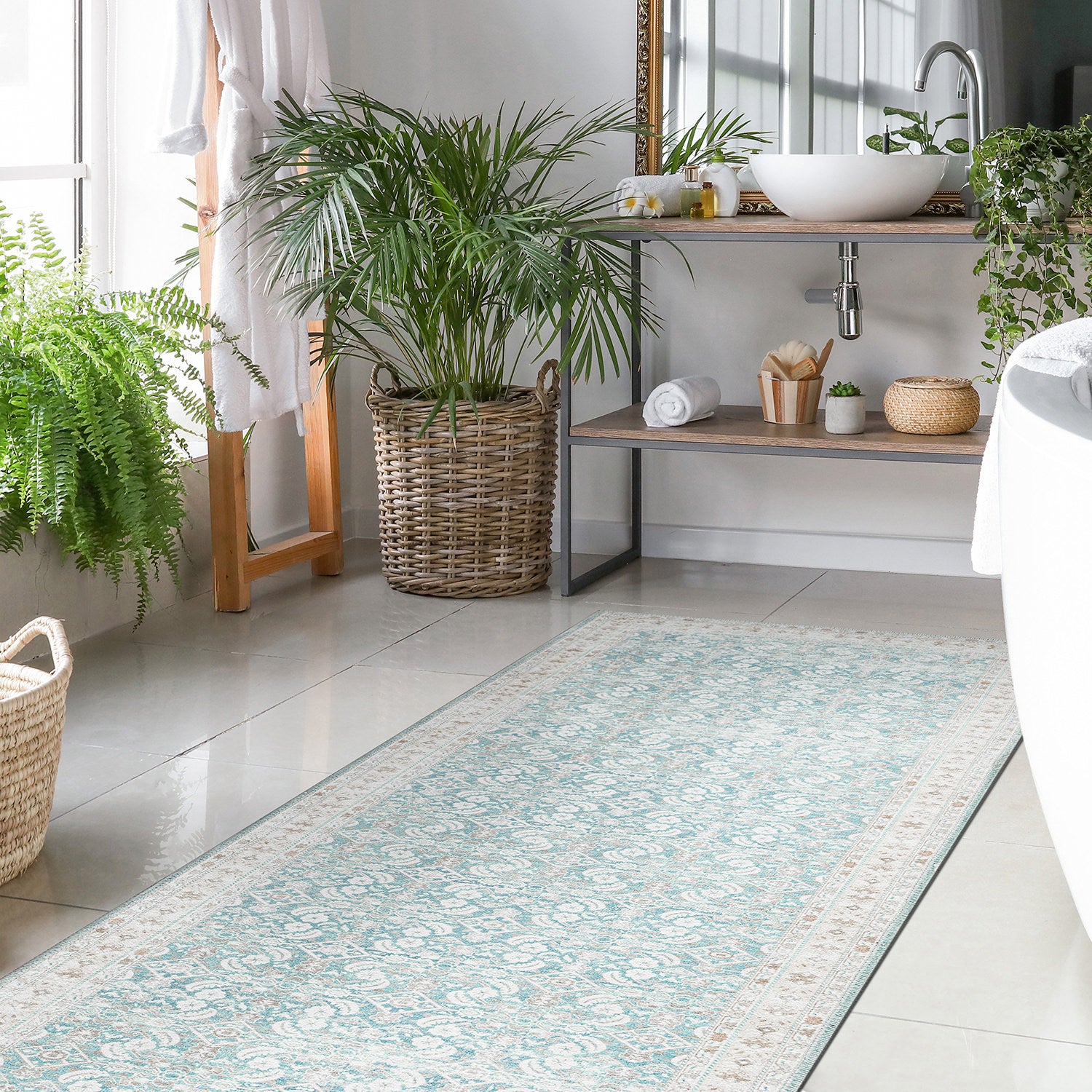 Persian Indoor Rug 4010-Teal