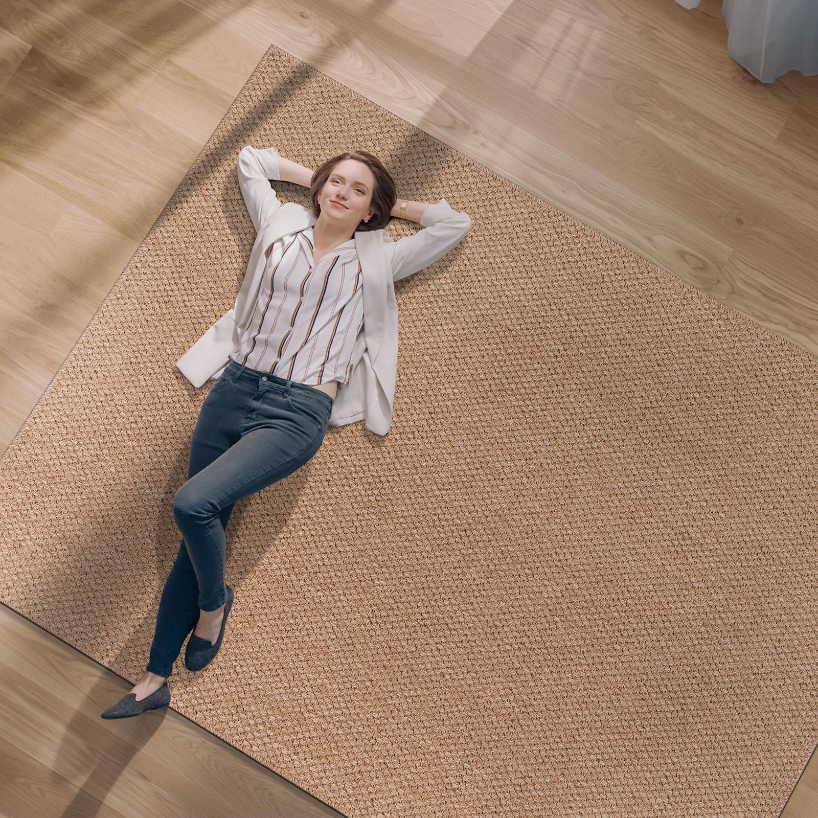 Easy Jute Indoor Outdoor Rugs Natural