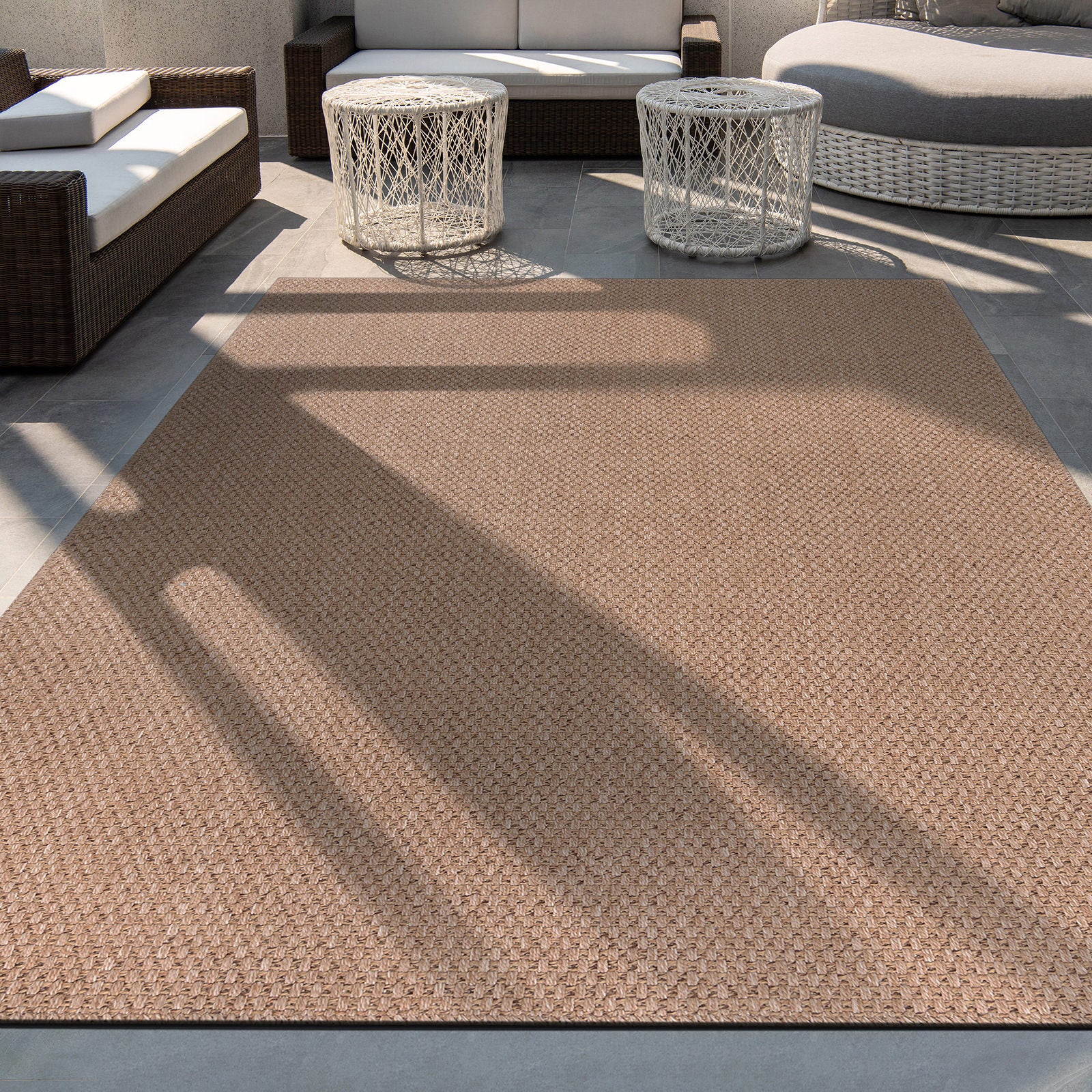 Easy Jute Indoor Outdoor Rugs Natural
