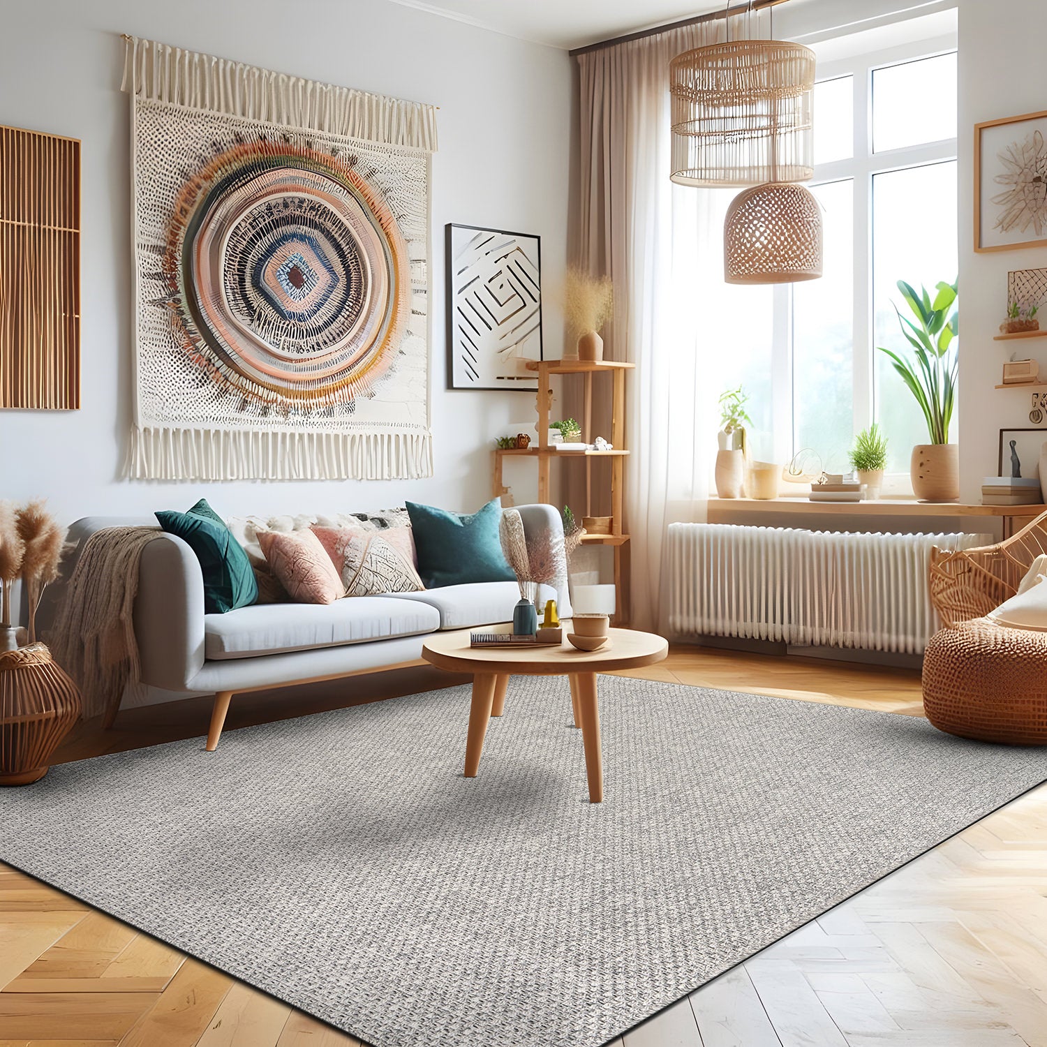 Easy Jute Indoor Outdoor Rugs Gray