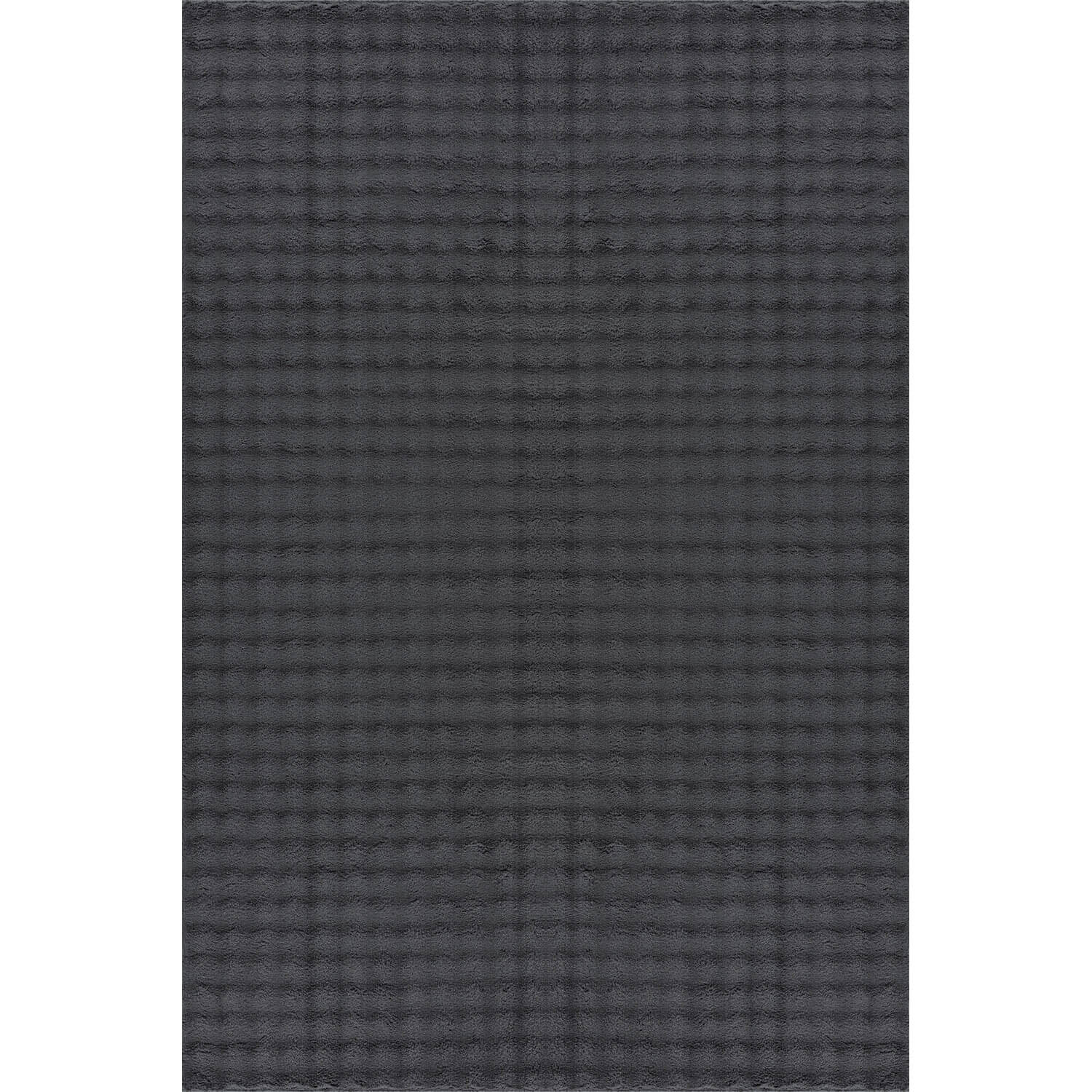 Puff Ultra Soft Plush Area Rugs Dark Gray