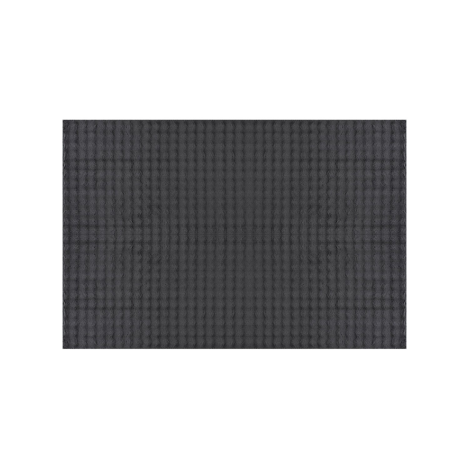 Puff Ultra Soft Plush Area Rugs Dark Gray