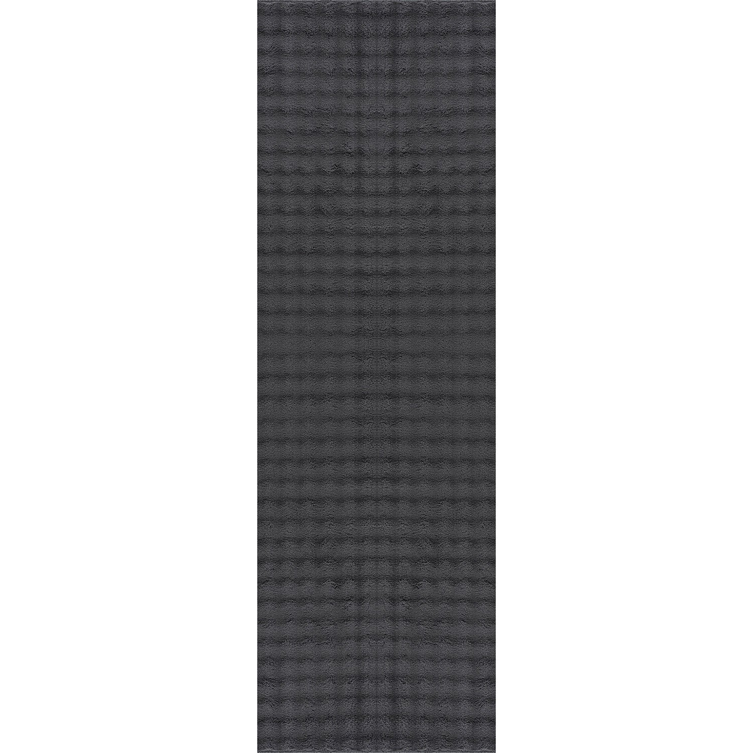 Puff Ultra Soft Plush Area Rugs Dark Gray