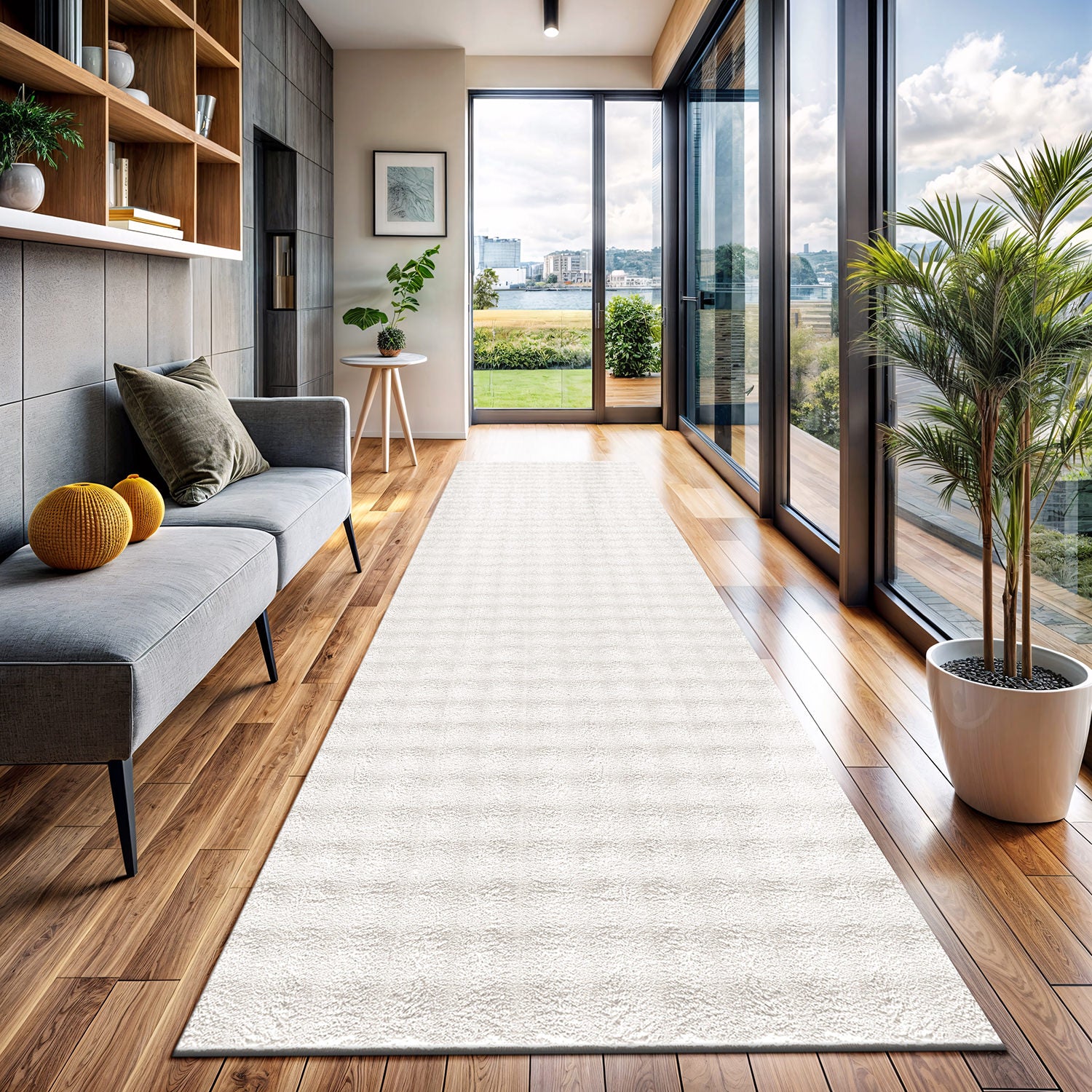 Puff Ultra Soft Plush Area Rugs White