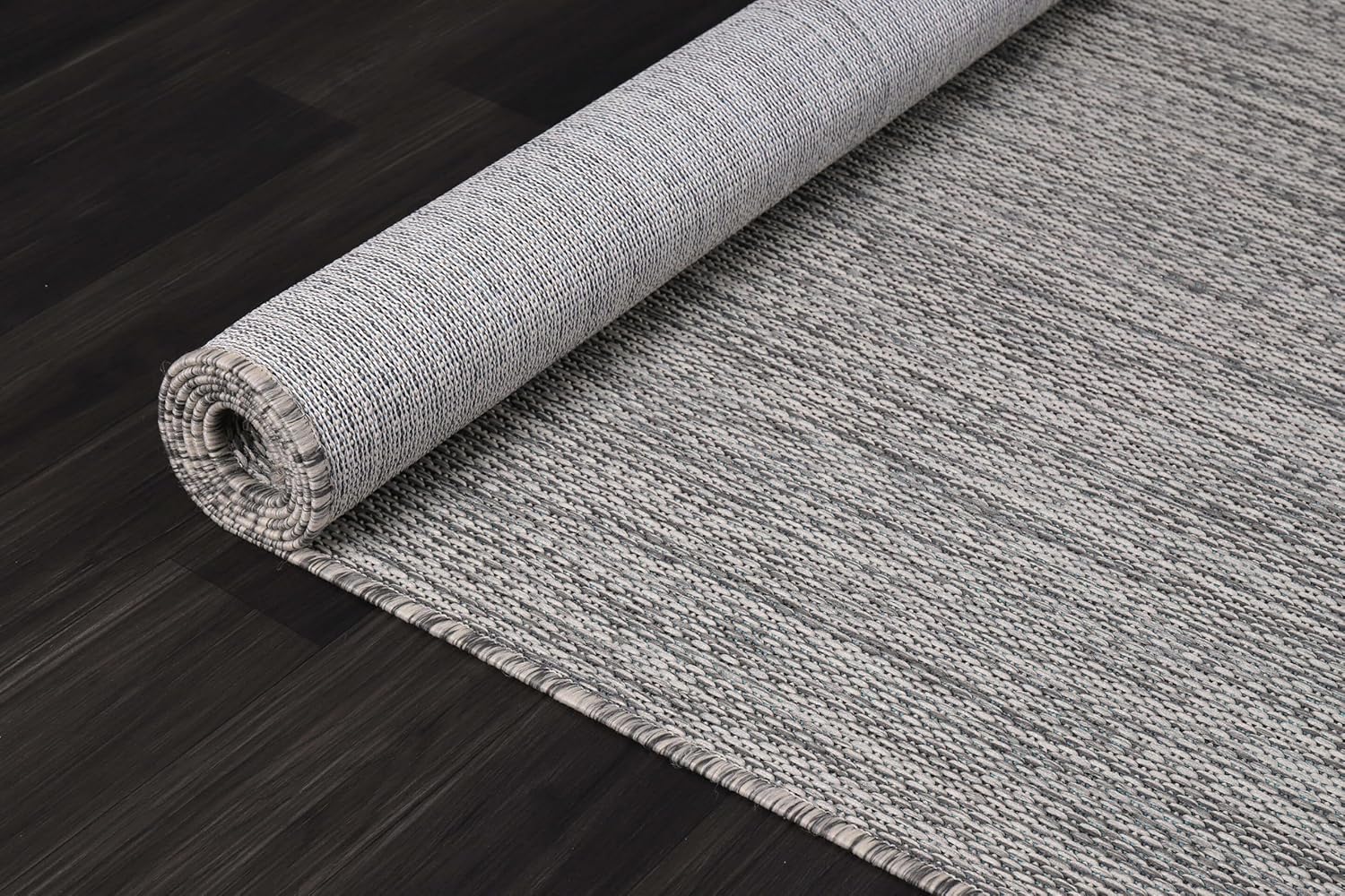 Solid Outdoor Rugs Gray