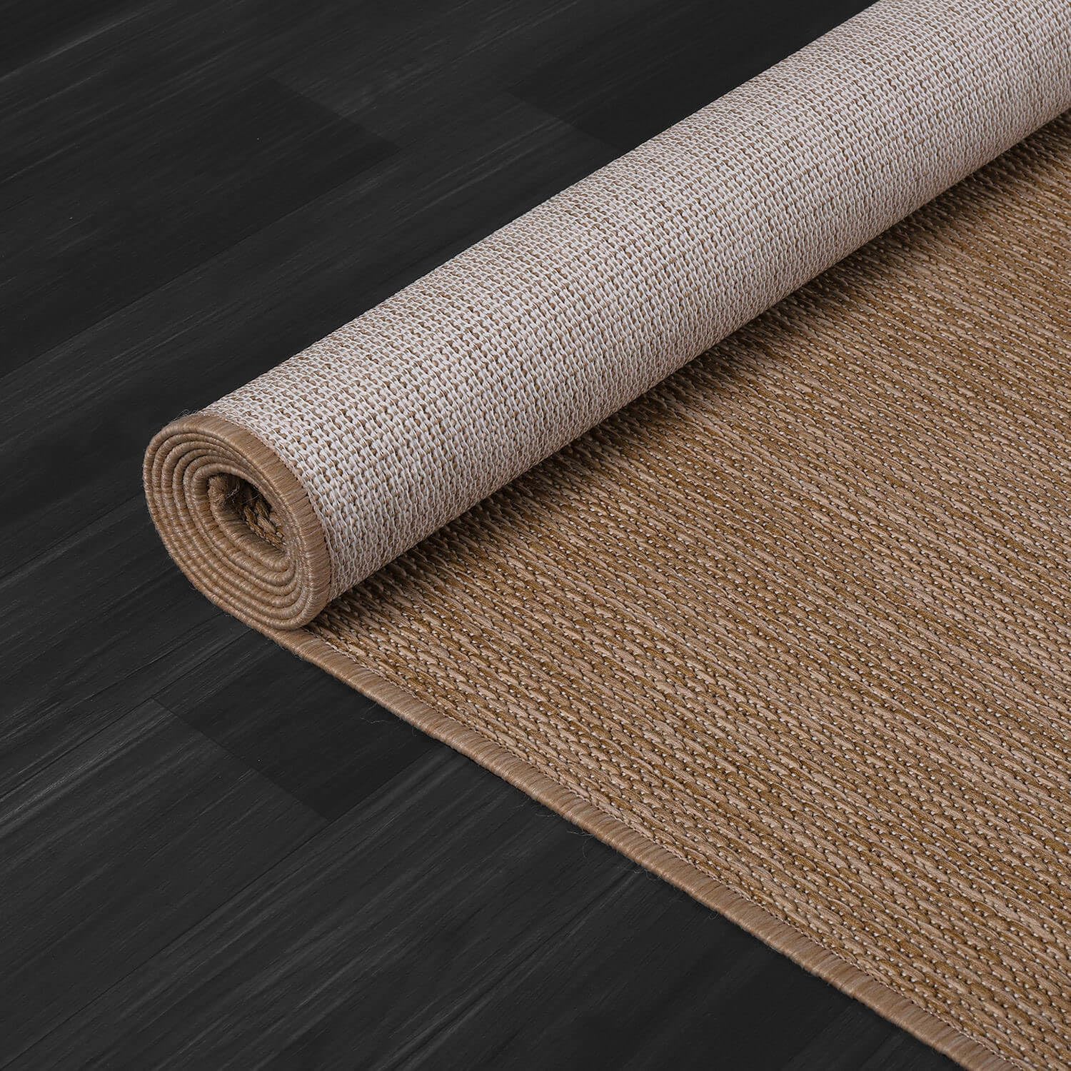 Solid Outdoor Rugs Natural