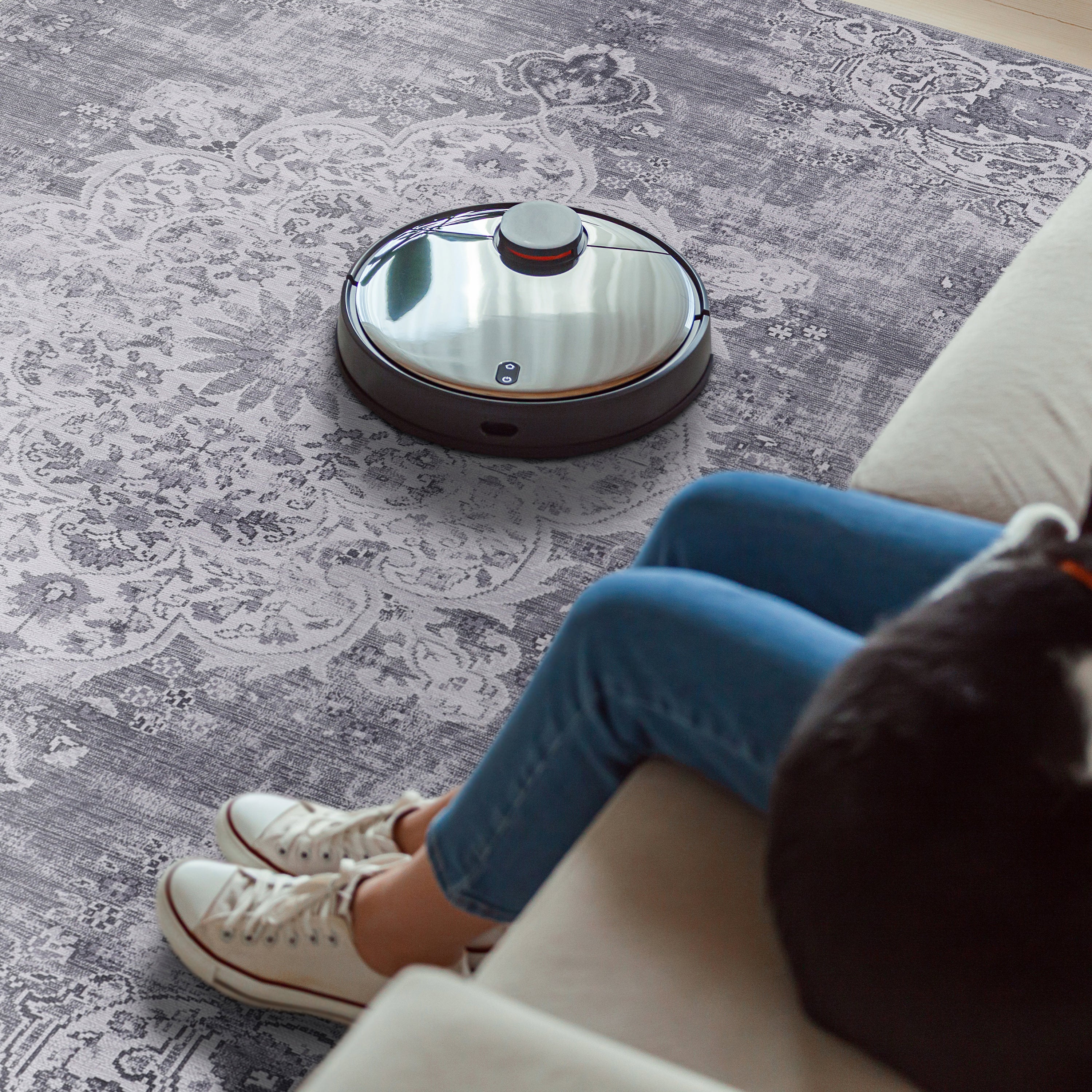 Distressed Area Rugs Grey