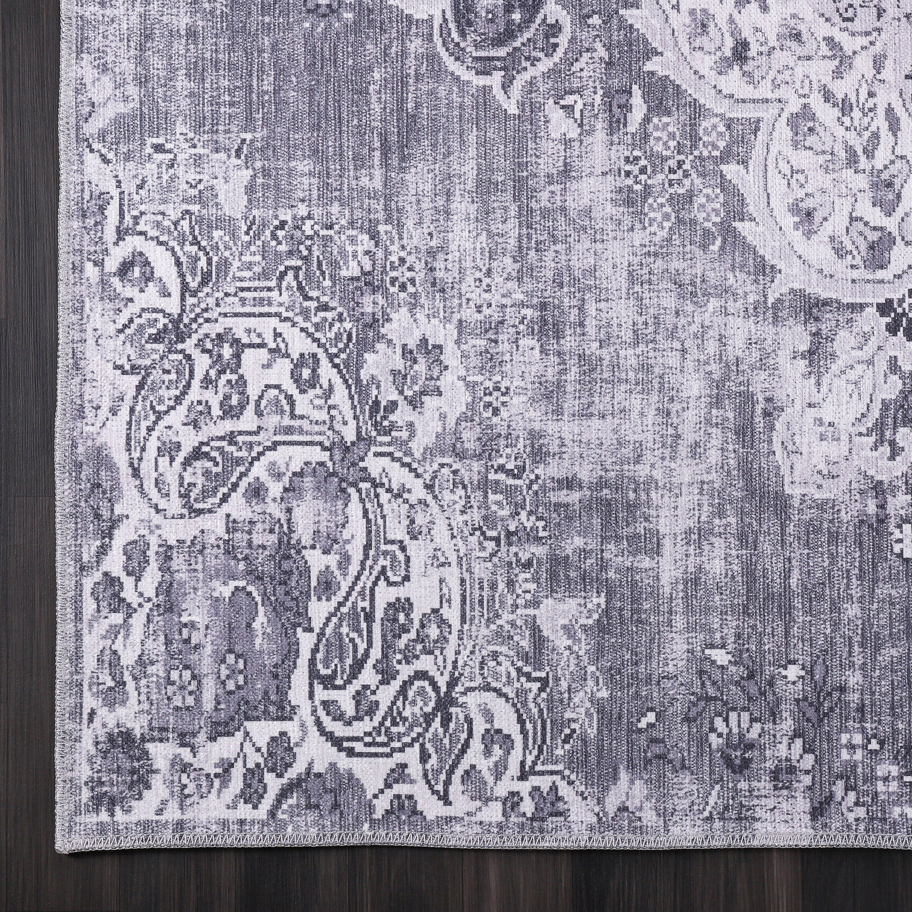 Distressed Area Rugs Grey