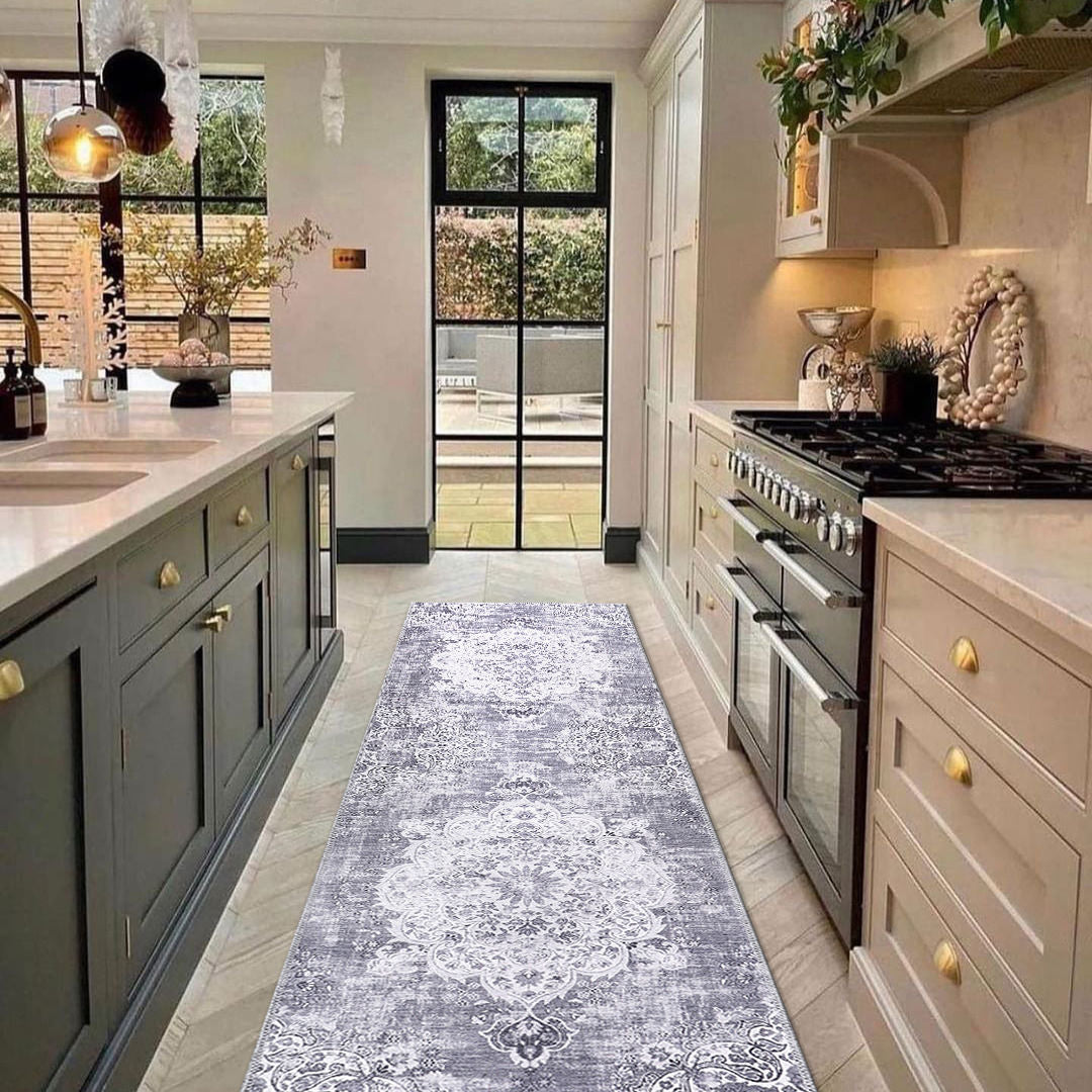 Distressed Area Rugs Grey