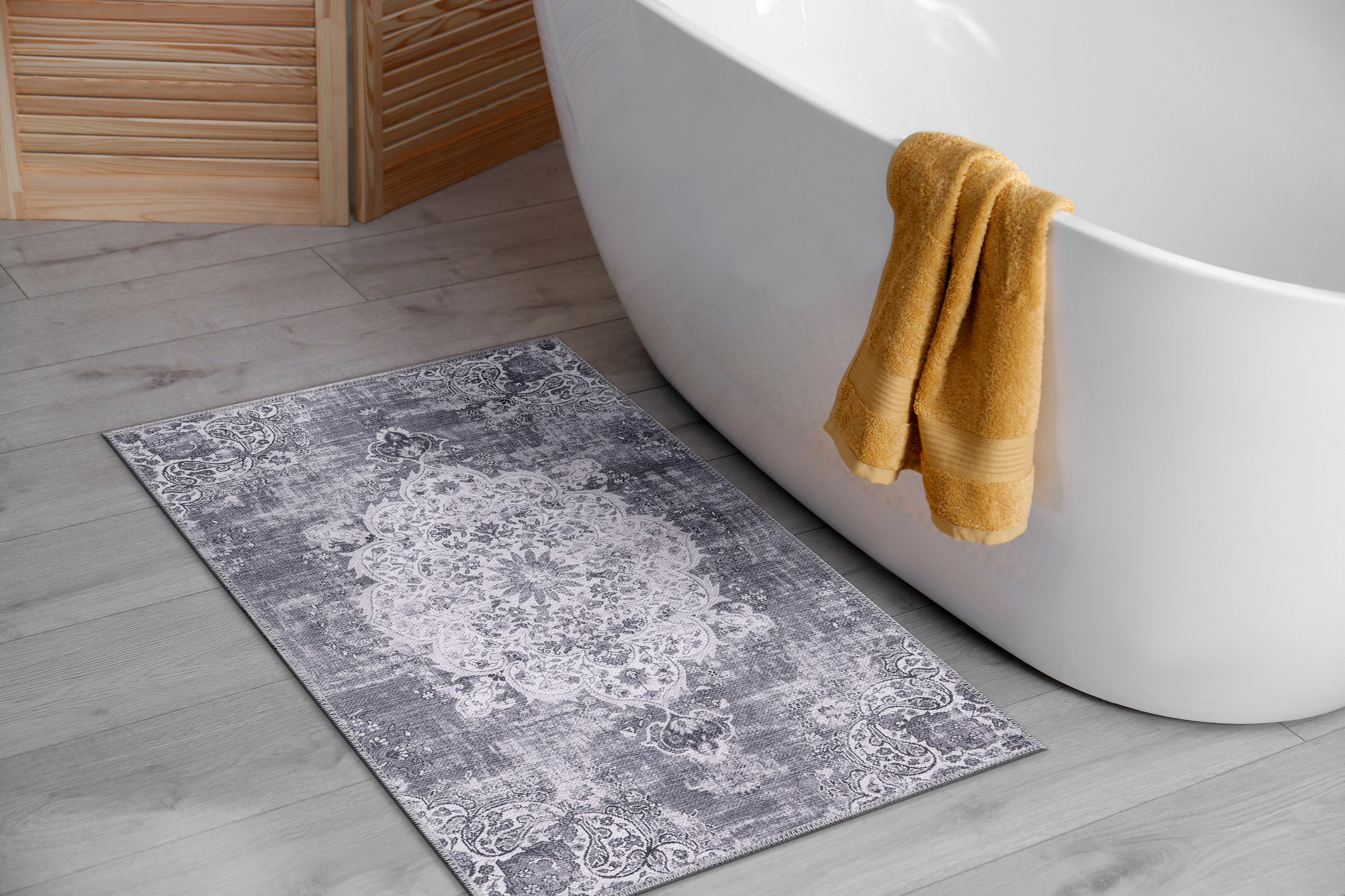 Distressed Area Rugs Grey