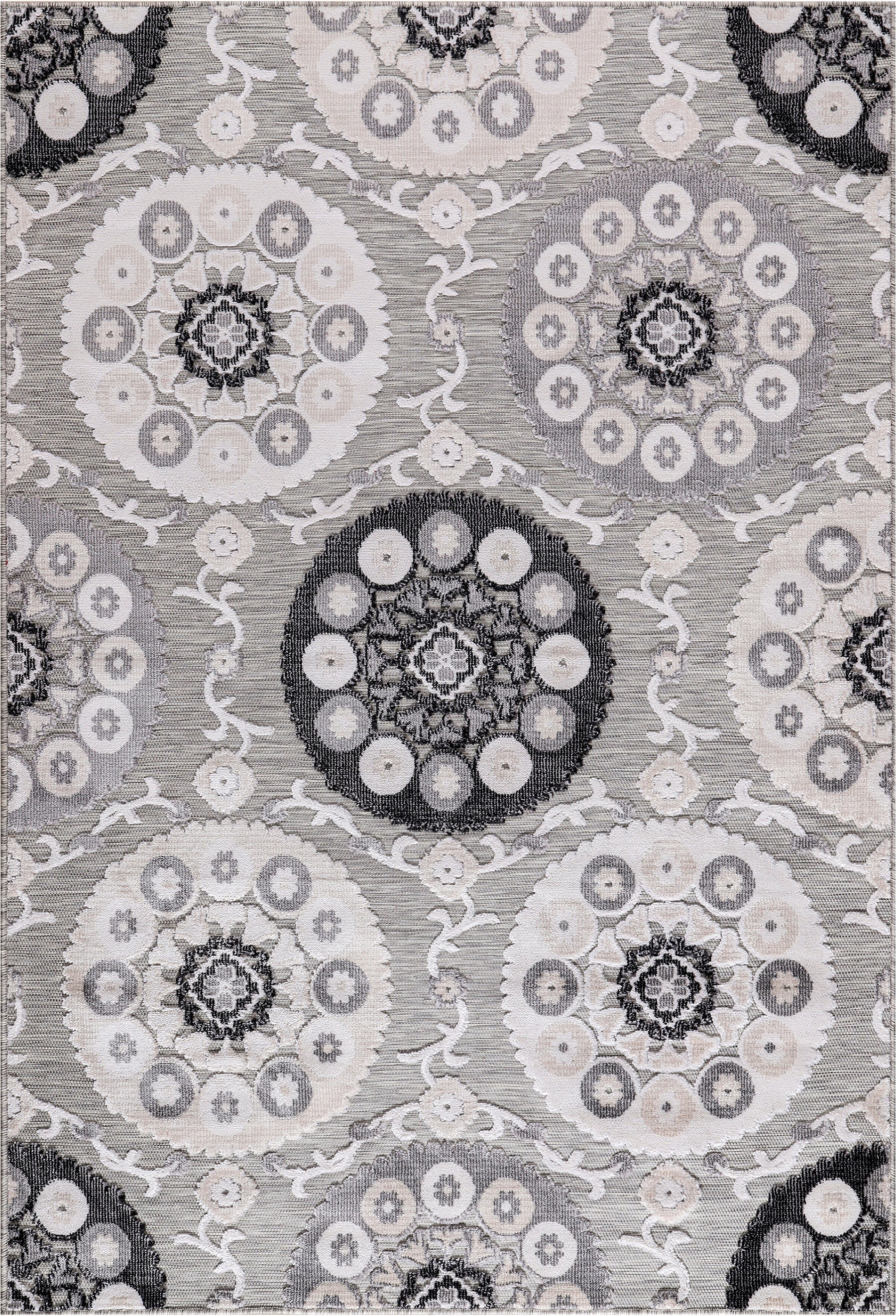 Bohemian Outdoor Rug Gray