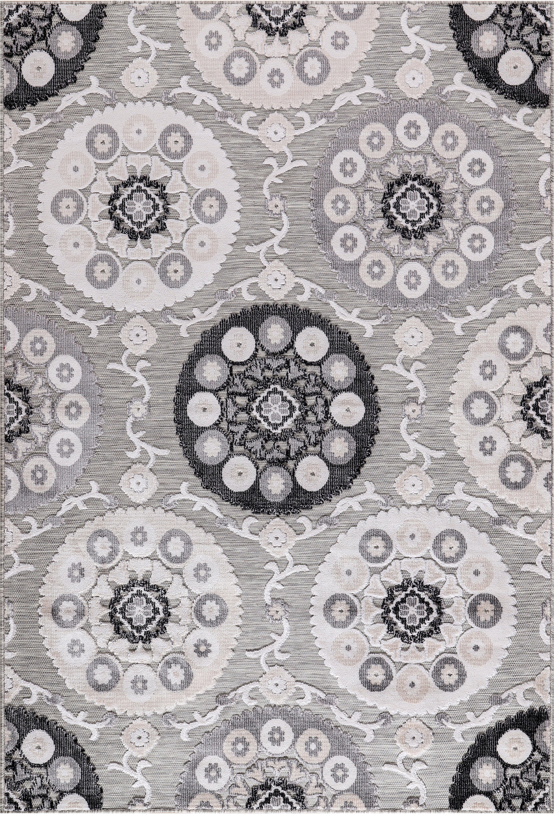 Bohemian Outdoor Rug Gray