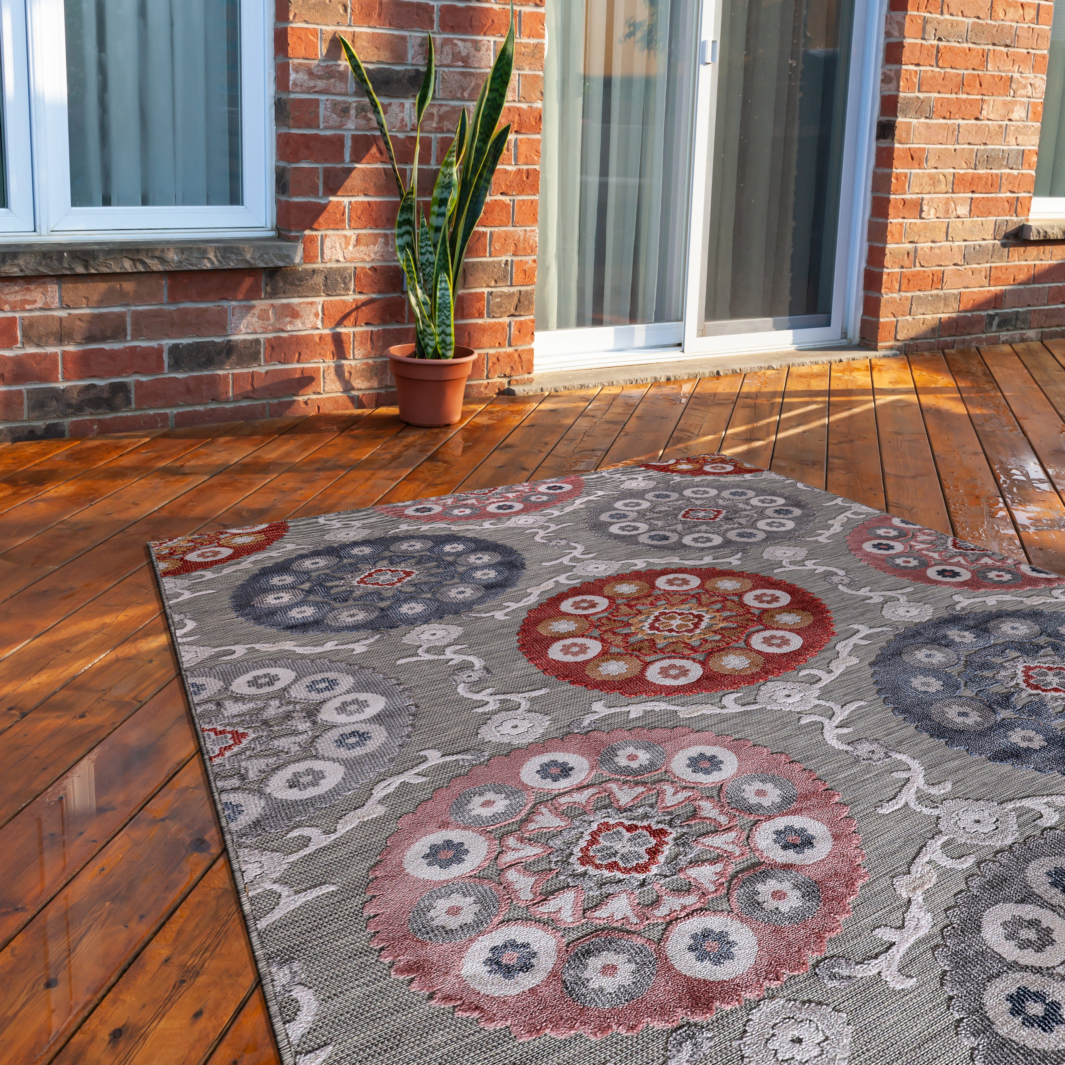 Bohemian Outdoor Rug Multi