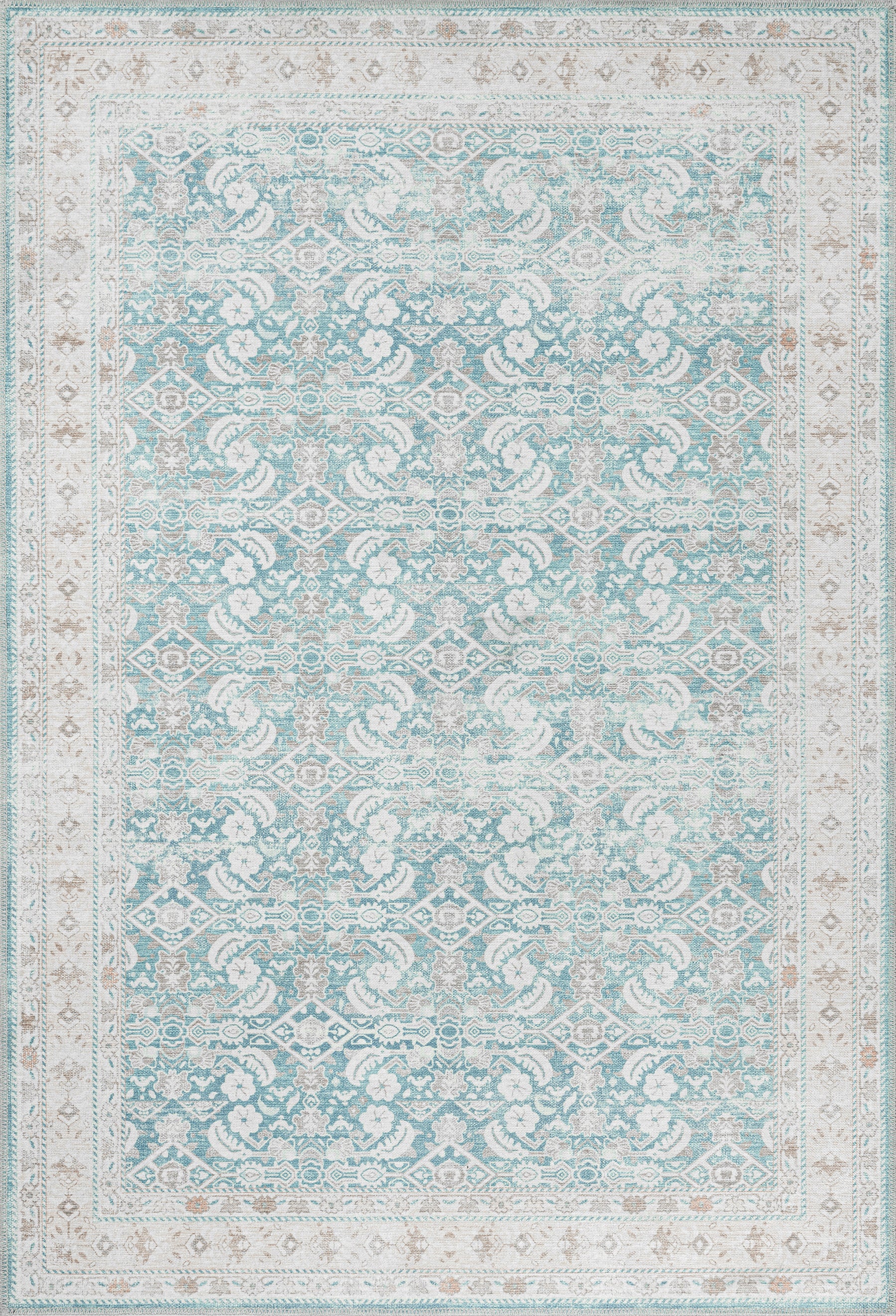 Persian Indoor Rug 4010-Teal