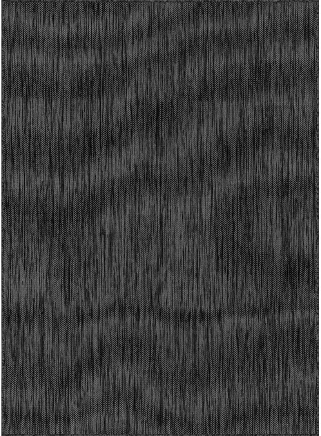 Solid Outdoor Rugs Dark Grey