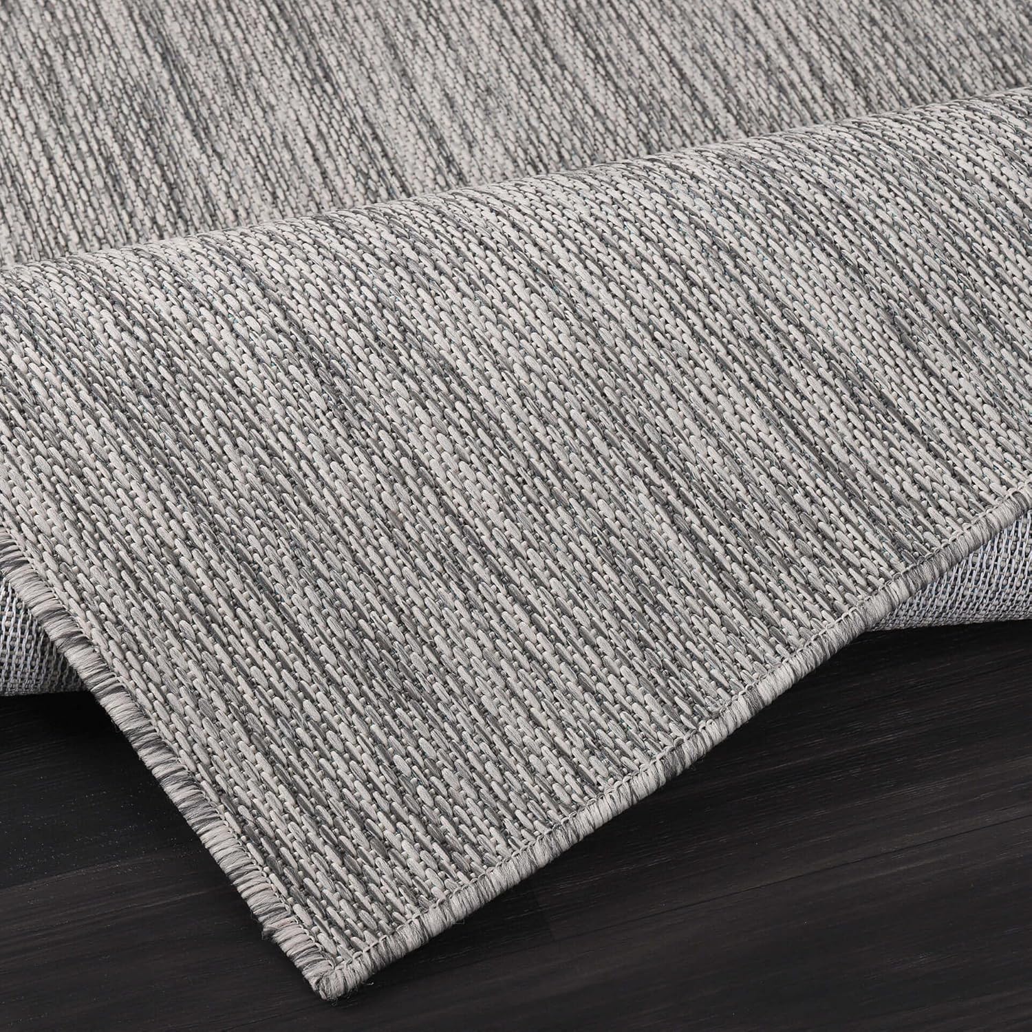 Solid Outdoor Rugs Gray